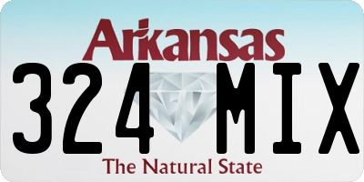 AR license plate 324MIX
