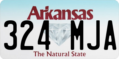 AR license plate 324MJA