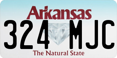 AR license plate 324MJC