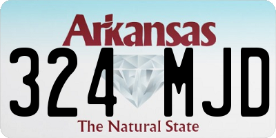 AR license plate 324MJD