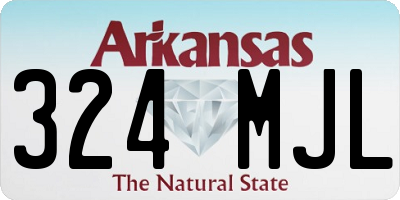 AR license plate 324MJL
