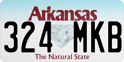 AR license plate 324MKB