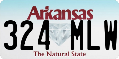 AR license plate 324MLW