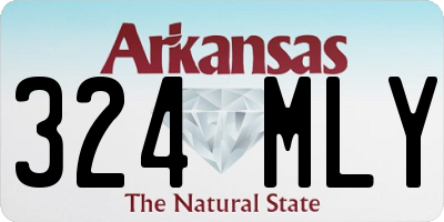 AR license plate 324MLY