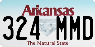AR license plate 324MMD