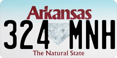 AR license plate 324MNH
