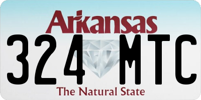 AR license plate 324MTC