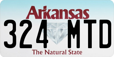 AR license plate 324MTD