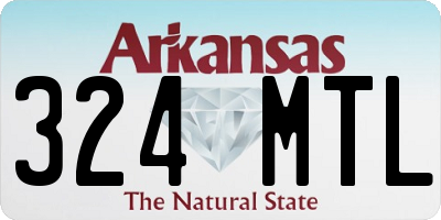 AR license plate 324MTL