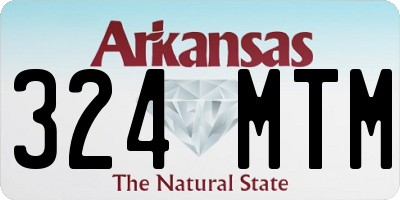 AR license plate 324MTM
