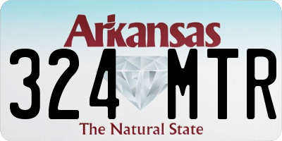 AR license plate 324MTR