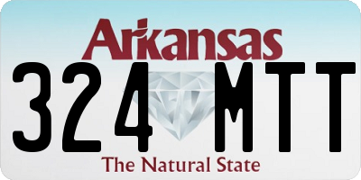 AR license plate 324MTT