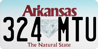 AR license plate 324MTU