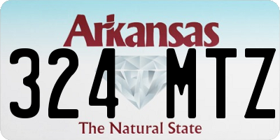 AR license plate 324MTZ