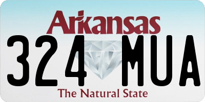 AR license plate 324MUA