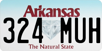 AR license plate 324MUH