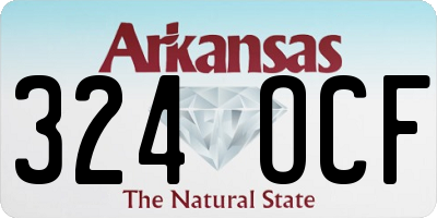 AR license plate 324OCF