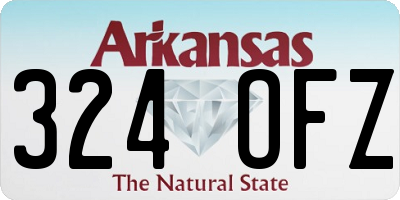 AR license plate 324OFZ