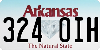 AR license plate 324OIH