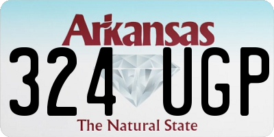 AR license plate 324UGP