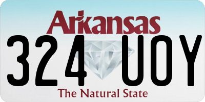 AR license plate 324UOY
