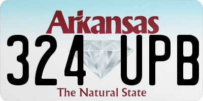 AR license plate 324UPB