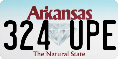 AR license plate 324UPE