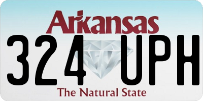 AR license plate 324UPH