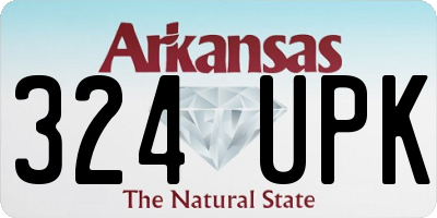 AR license plate 324UPK
