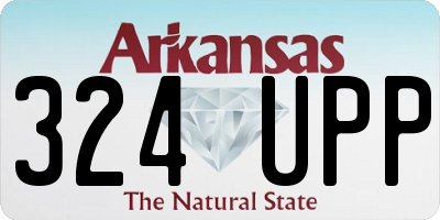 AR license plate 324UPP