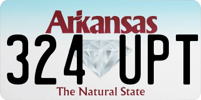 AR license plate 324UPT