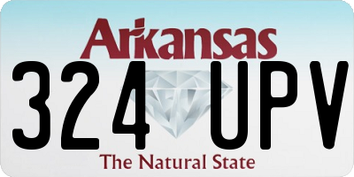 AR license plate 324UPV