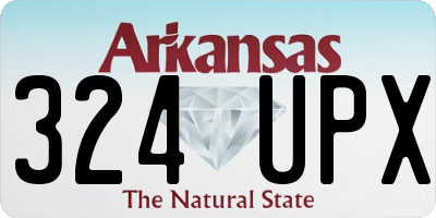AR license plate 324UPX