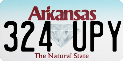 AR license plate 324UPY
