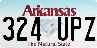 AR license plate 324UPZ