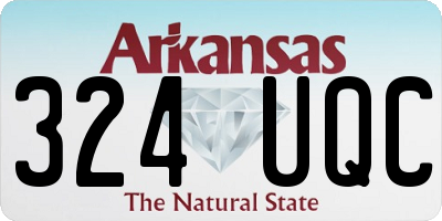 AR license plate 324UQC
