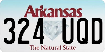 AR license plate 324UQD