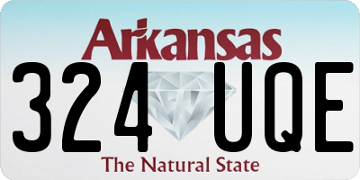 AR license plate 324UQE