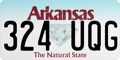 AR license plate 324UQG