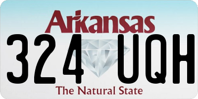 AR license plate 324UQH