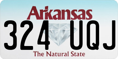AR license plate 324UQJ