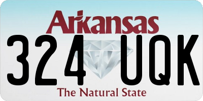 AR license plate 324UQK