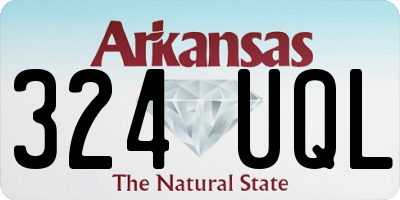 AR license plate 324UQL