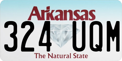 AR license plate 324UQM