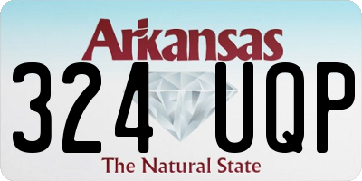 AR license plate 324UQP