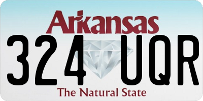 AR license plate 324UQR