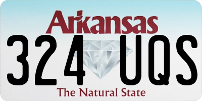 AR license plate 324UQS