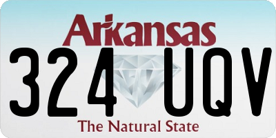 AR license plate 324UQV