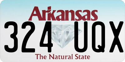 AR license plate 324UQX