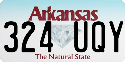 AR license plate 324UQY